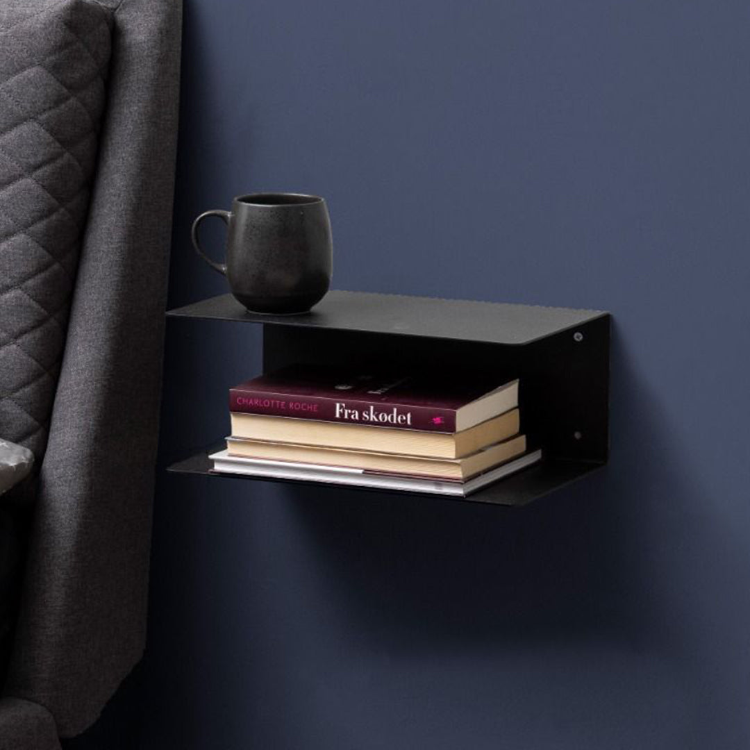 Metal Wall Shelf 35cm Wide Rectangular - Joliet