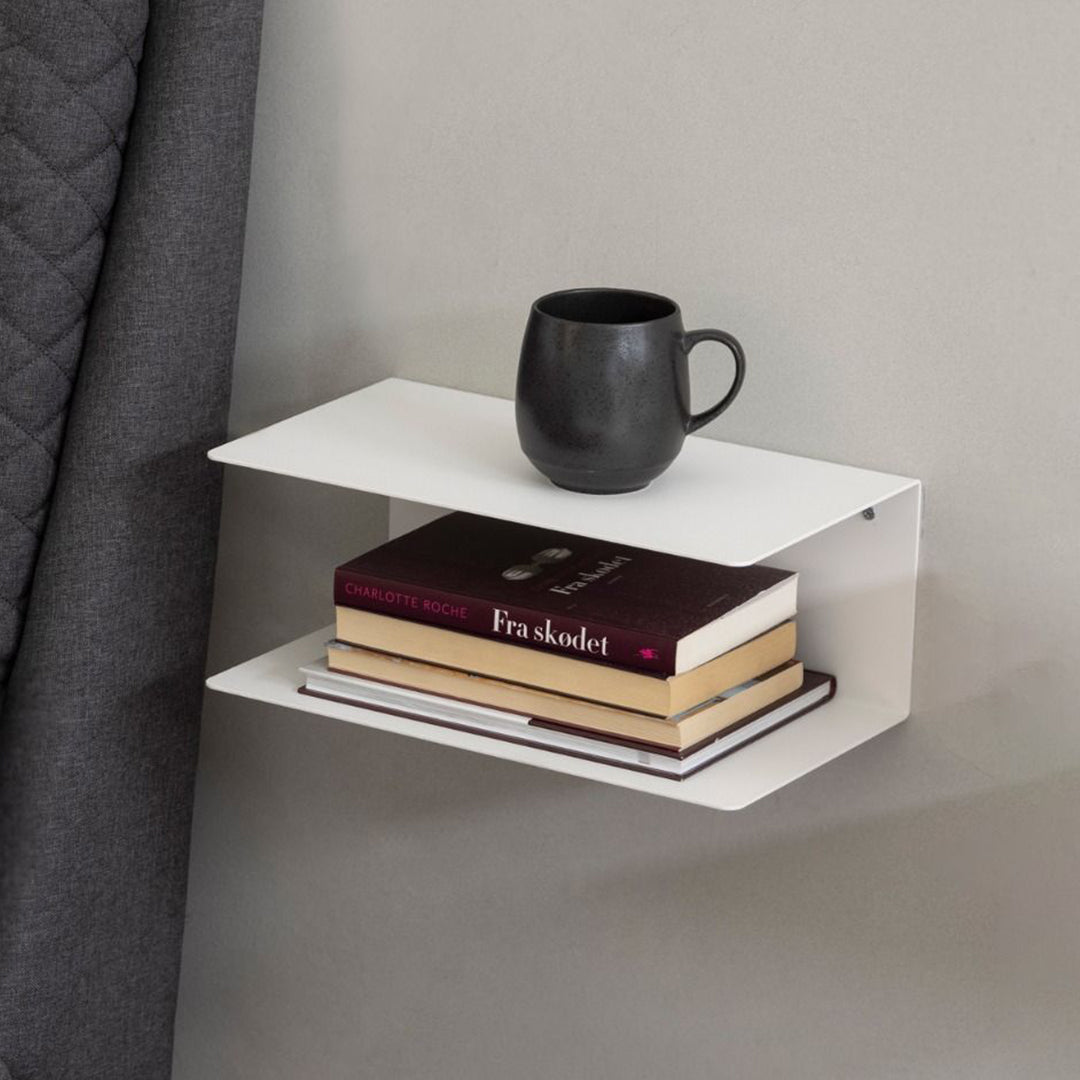Metal Wall Shelf 35cm Wide Rectangular - Joliet
