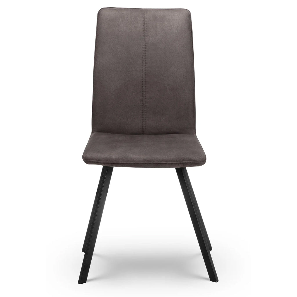 Microsuede Fabric Dining Chairs in Set Of 2 - Monroe