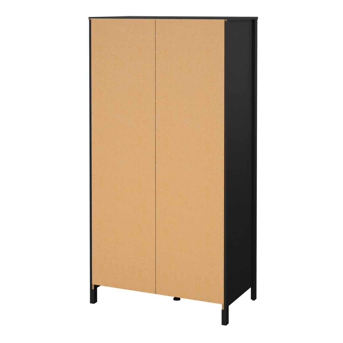 Mirrored Wardrobe With 2 Doors And 2 Drawers - Barcelona