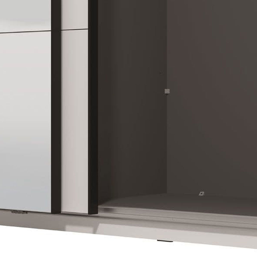 Mirrored Wardrobe With 2 Sliding Doors - Norman