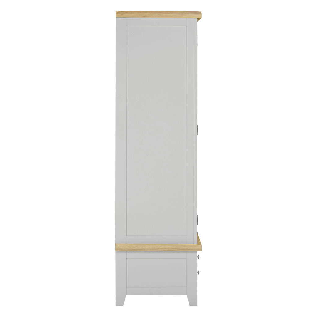 Mirrored Wardrobe With 3 Doors And 2 Drawers - Windsor