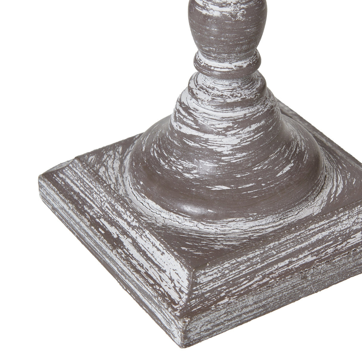 Natural Linen Shade Table Lamp With Washed Wooden Base - Antia