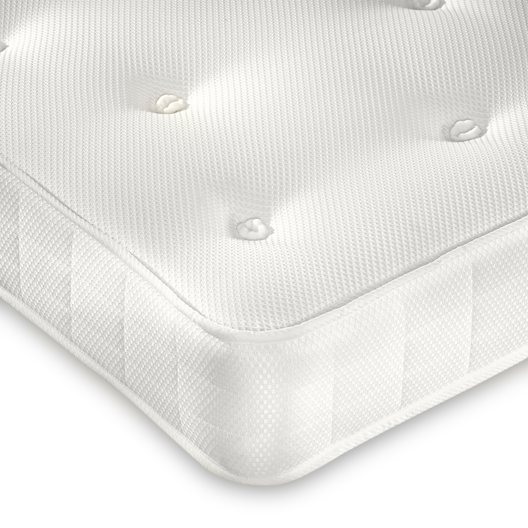 Orthopaedic Low Profile Open Coil Sprung Single Mattress - Clay