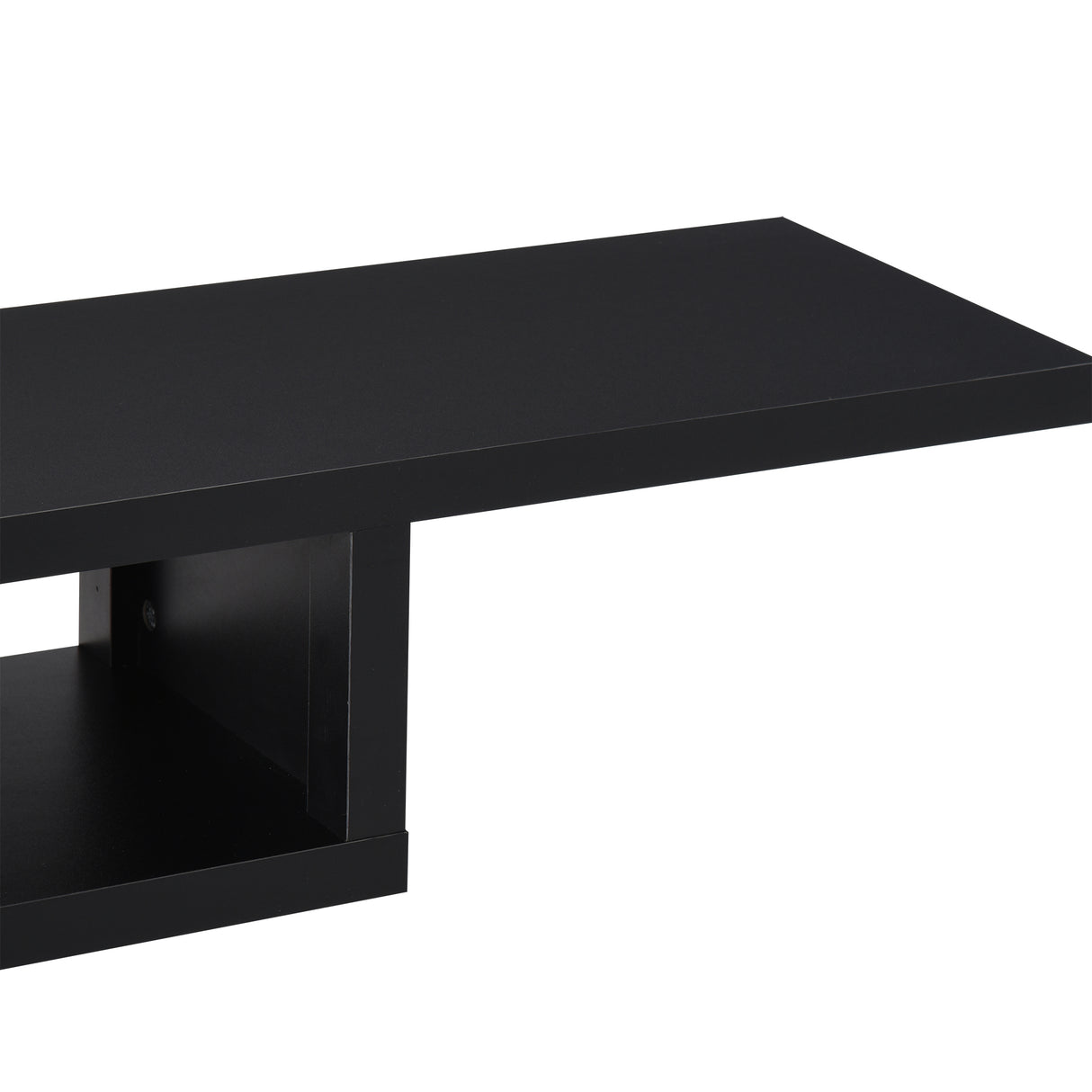 Wooden TV Stand 152.4cm Wide Wall Mounted - Velmora