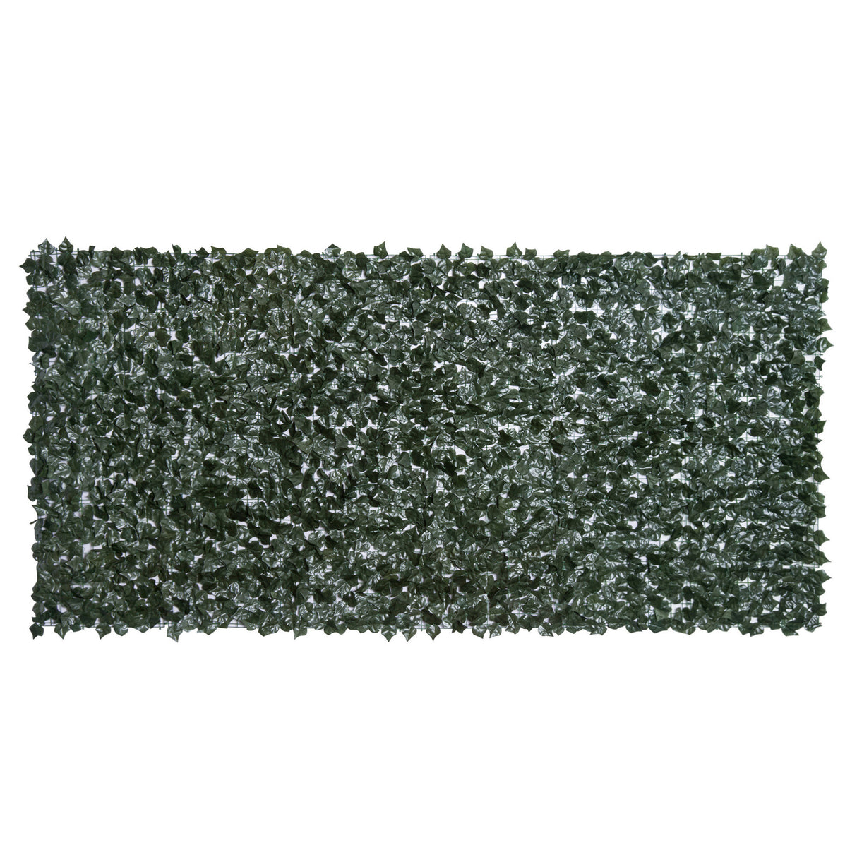 PE Artificial Leaf Hedge Screen Privacy Garden Fence Panel 300cm Wide x 150 High - Velmora