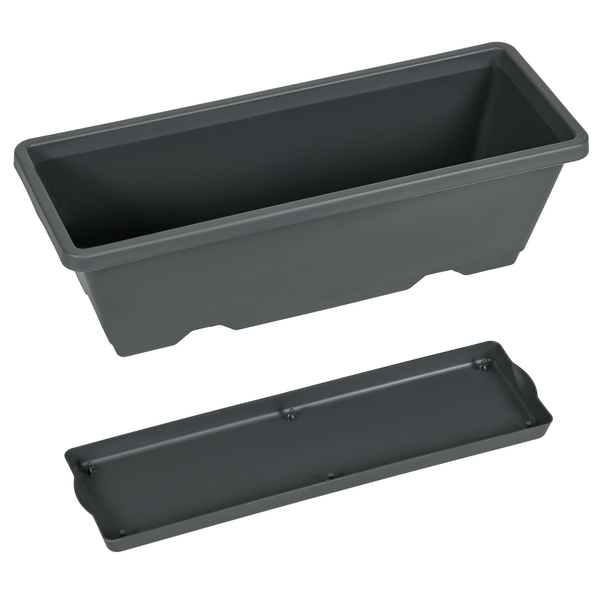Plastic 5 Tier Garden Planter 57.5cm Wide With Steel Frame - Velmora