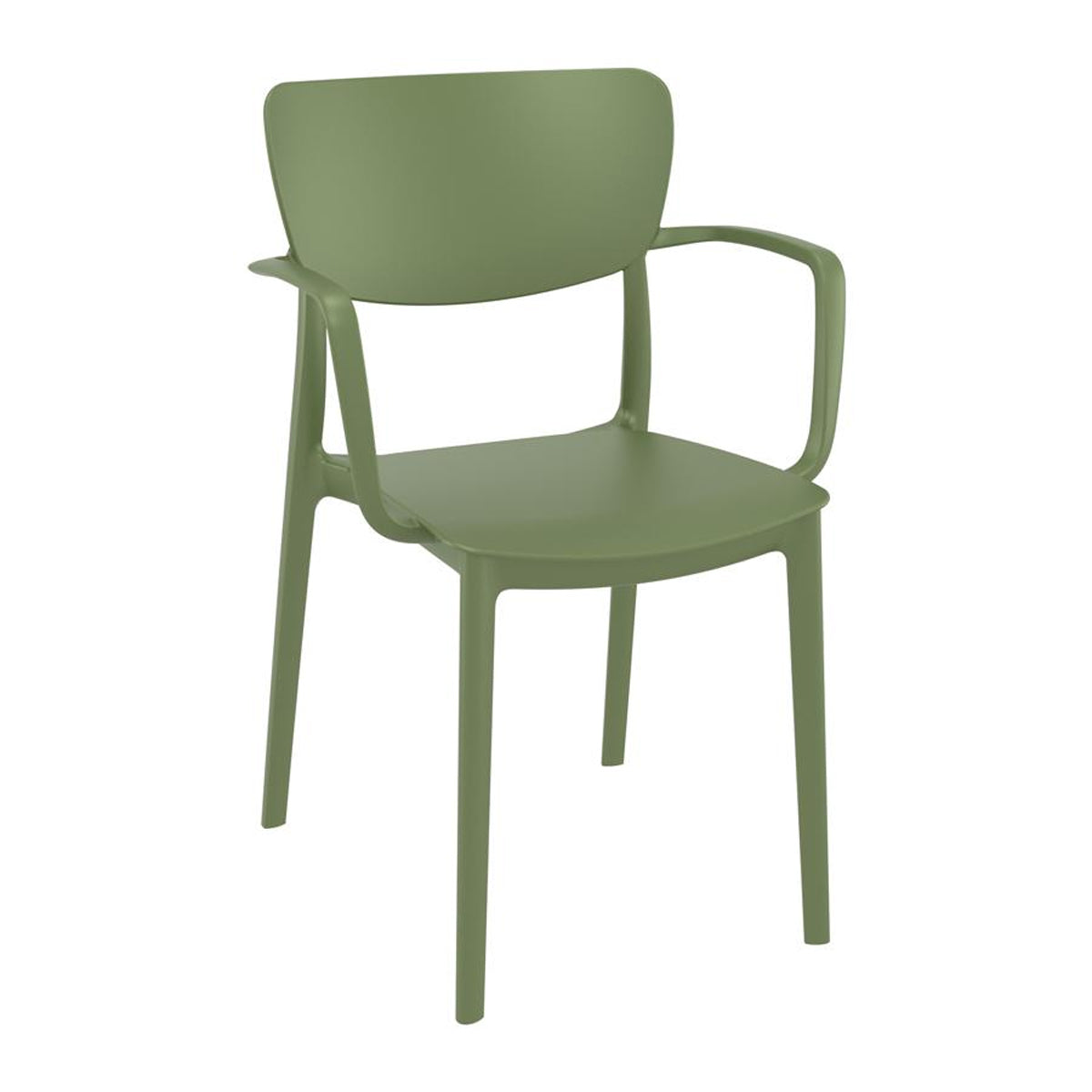 Plastic Armchair Stackable - Lisa
