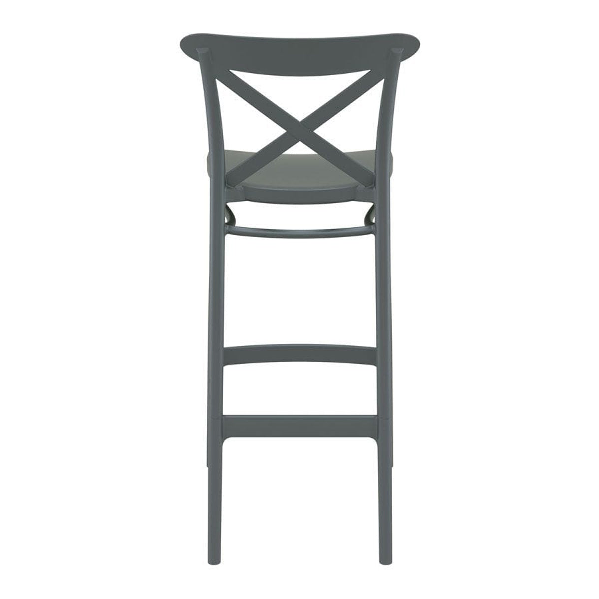 Plastic Bar Stool - Cross