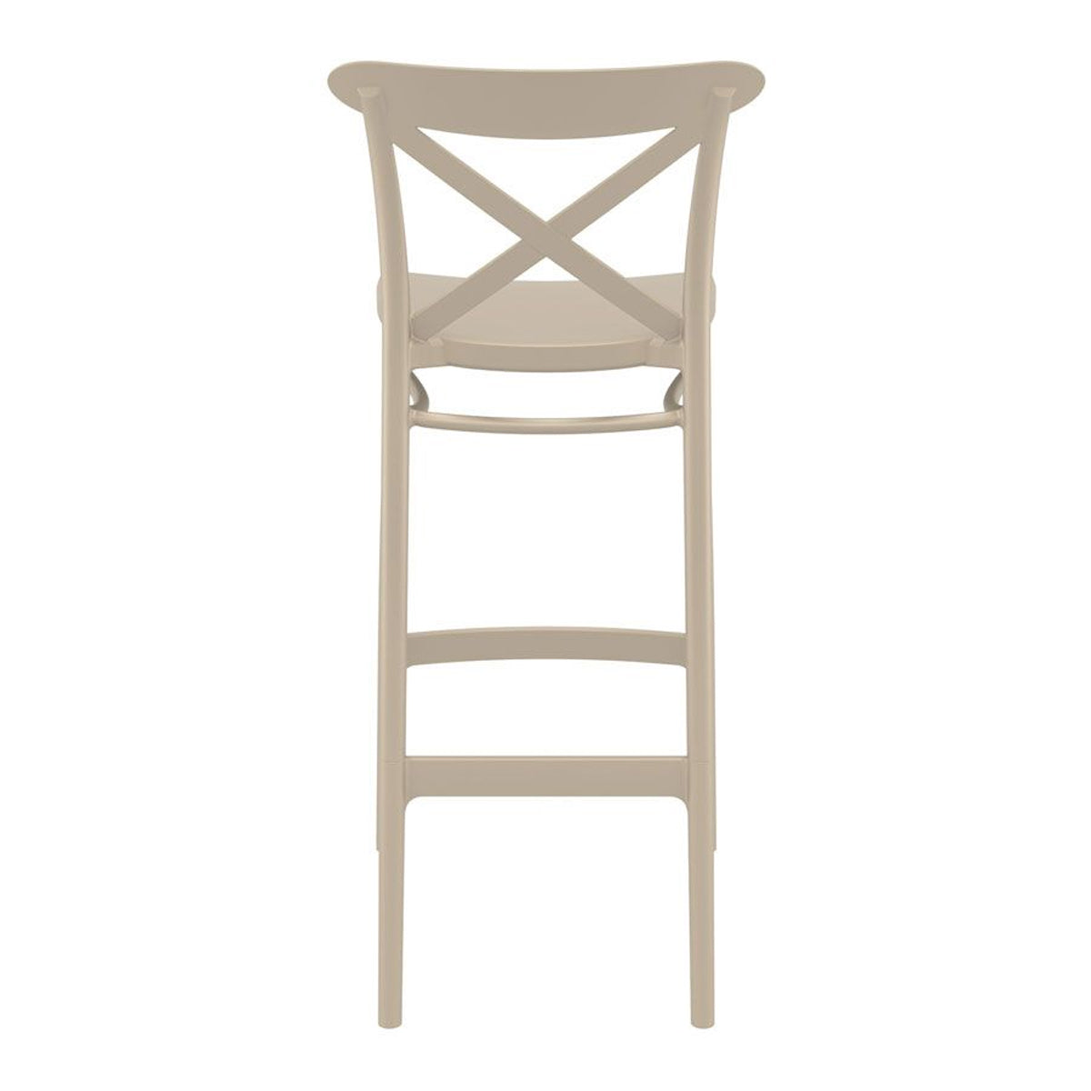 Plastic Bar Stool - Cross