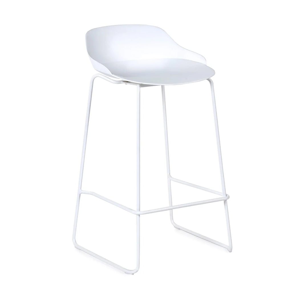 Plastic Bar Stools in Set of 2 - Rocco