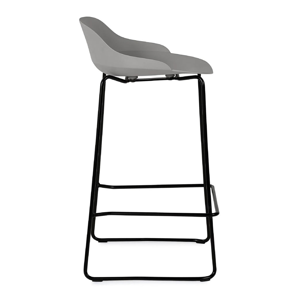 Plastic Bar Stools in Set of 2 - Rocco