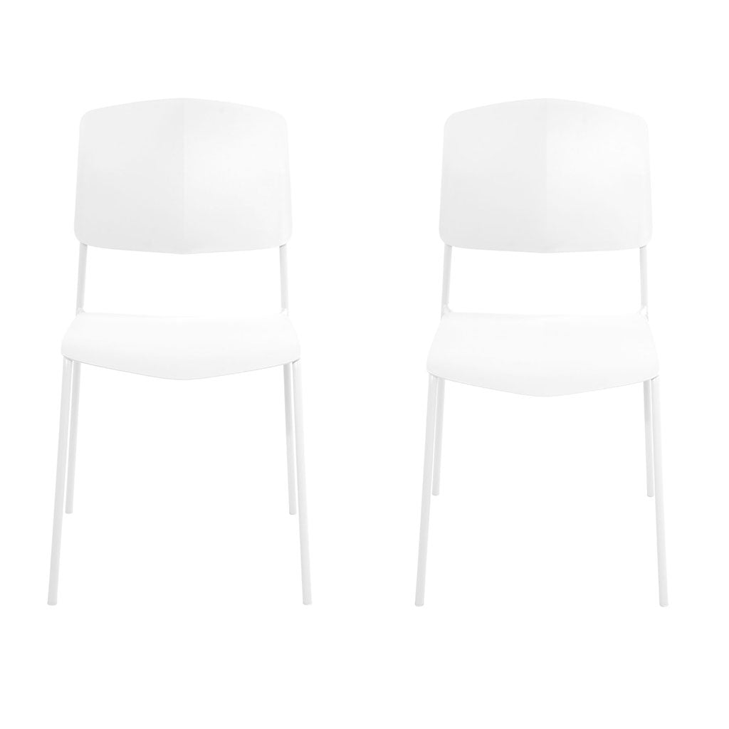 Plastic Dining Chairs in Set Of 2 Academy - Aspen