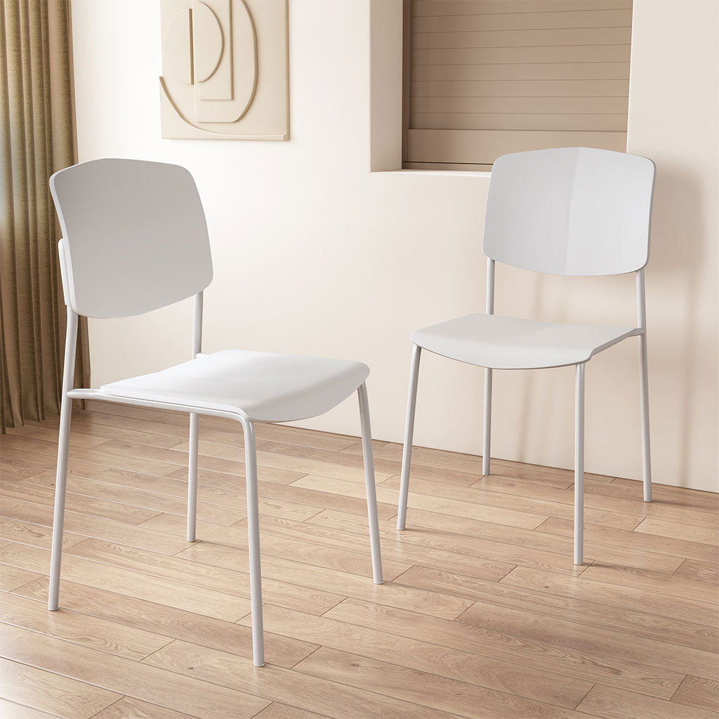 Plastic Dining Chairs in Set Of 2 Academy - Aspen