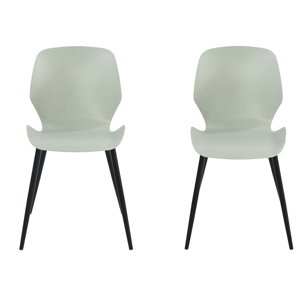 Plastic Dining Chairs in Set Of 2 Carnaby - Aspen