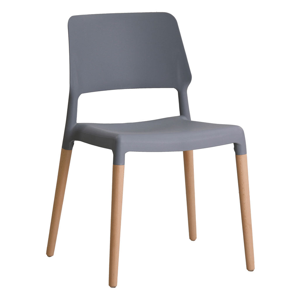 Plastic Dining Chairs in Set Of 2 - Riva
