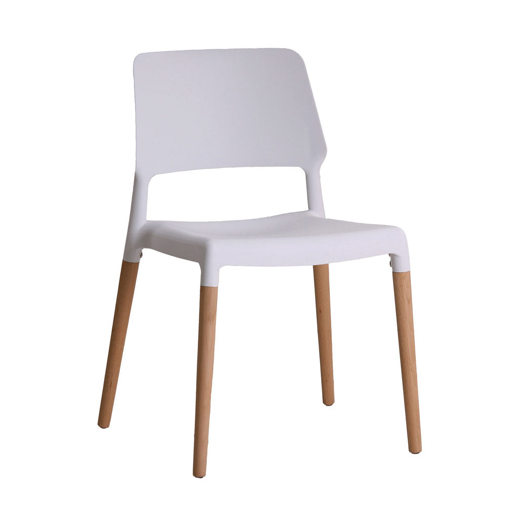 Plastic Dining Chairs in Set Of 2 - Riva