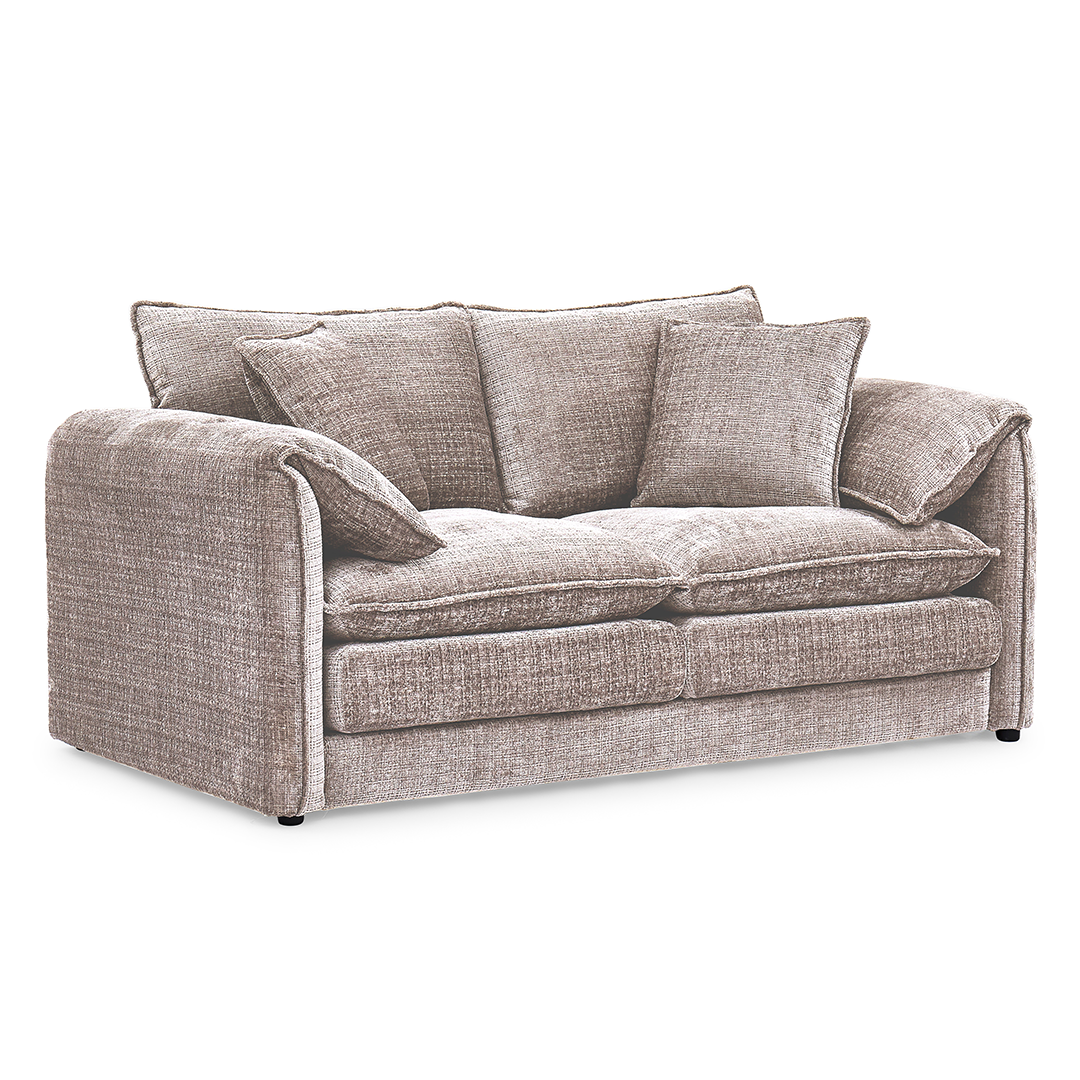 Plush Chenille Fabric 3 + 2 Sofa Set - Solaya