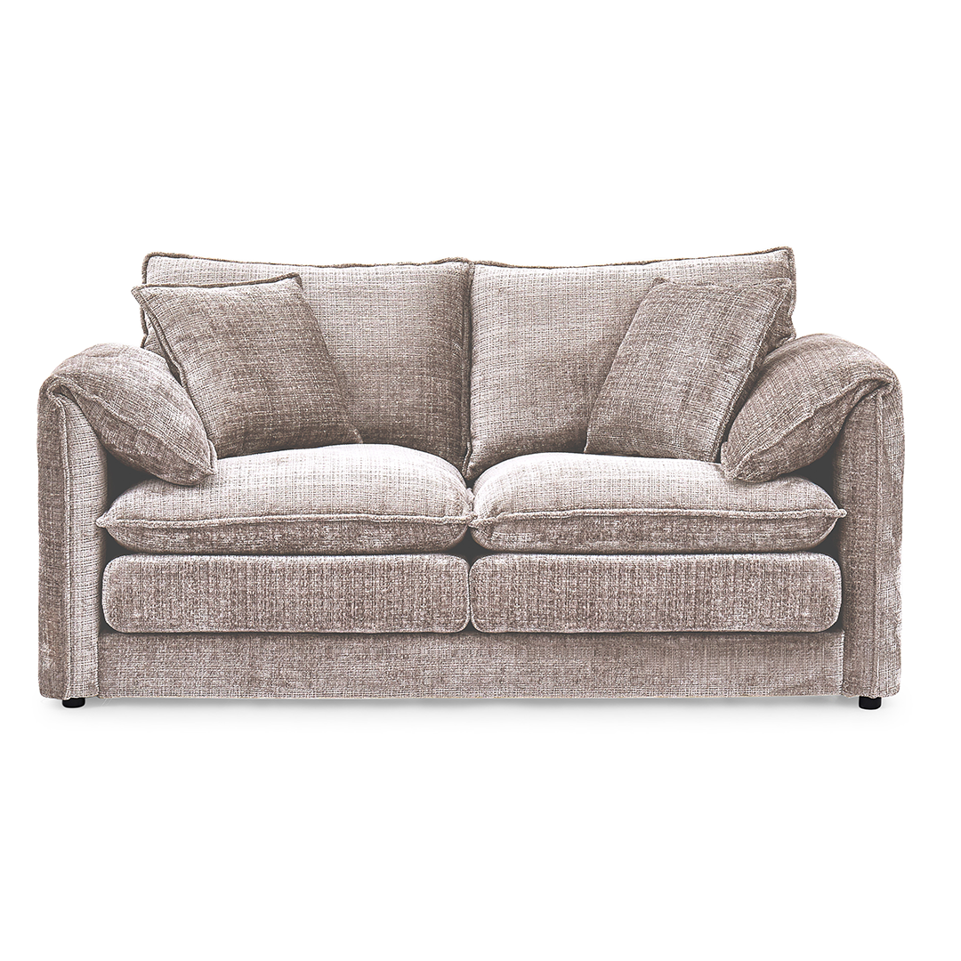 Plush Chenille Fabric 3 + 2 Sofa Set - Solaya