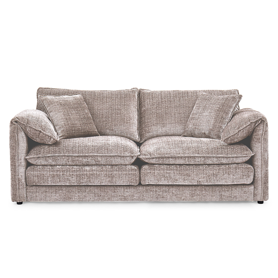 Plush Chenille Fabric 3 + 2 Sofa Set - Solaya