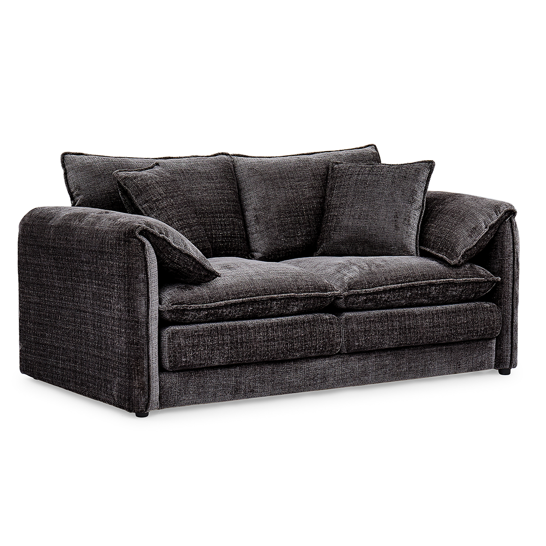 Plush Chenille Fabric 3 + 2 Sofa Set - Solaya