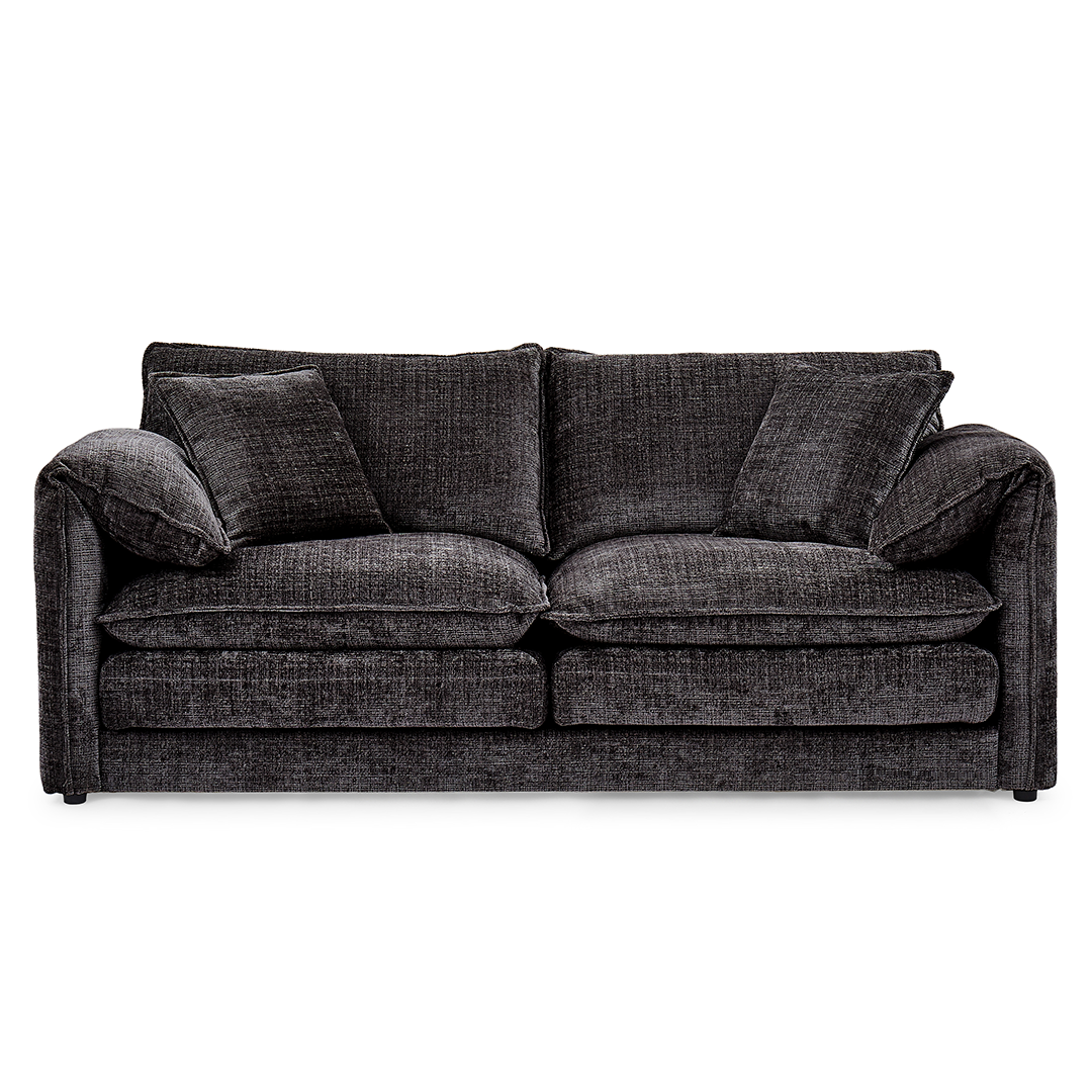 Plush Chenille Fabric 3 + 2 Sofa Set - Solaya