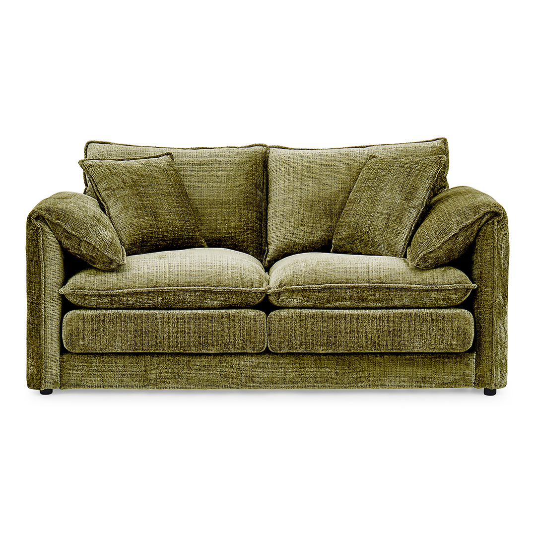 Plush Chenille Fabric 3 + 2 Sofa Set - Solaya