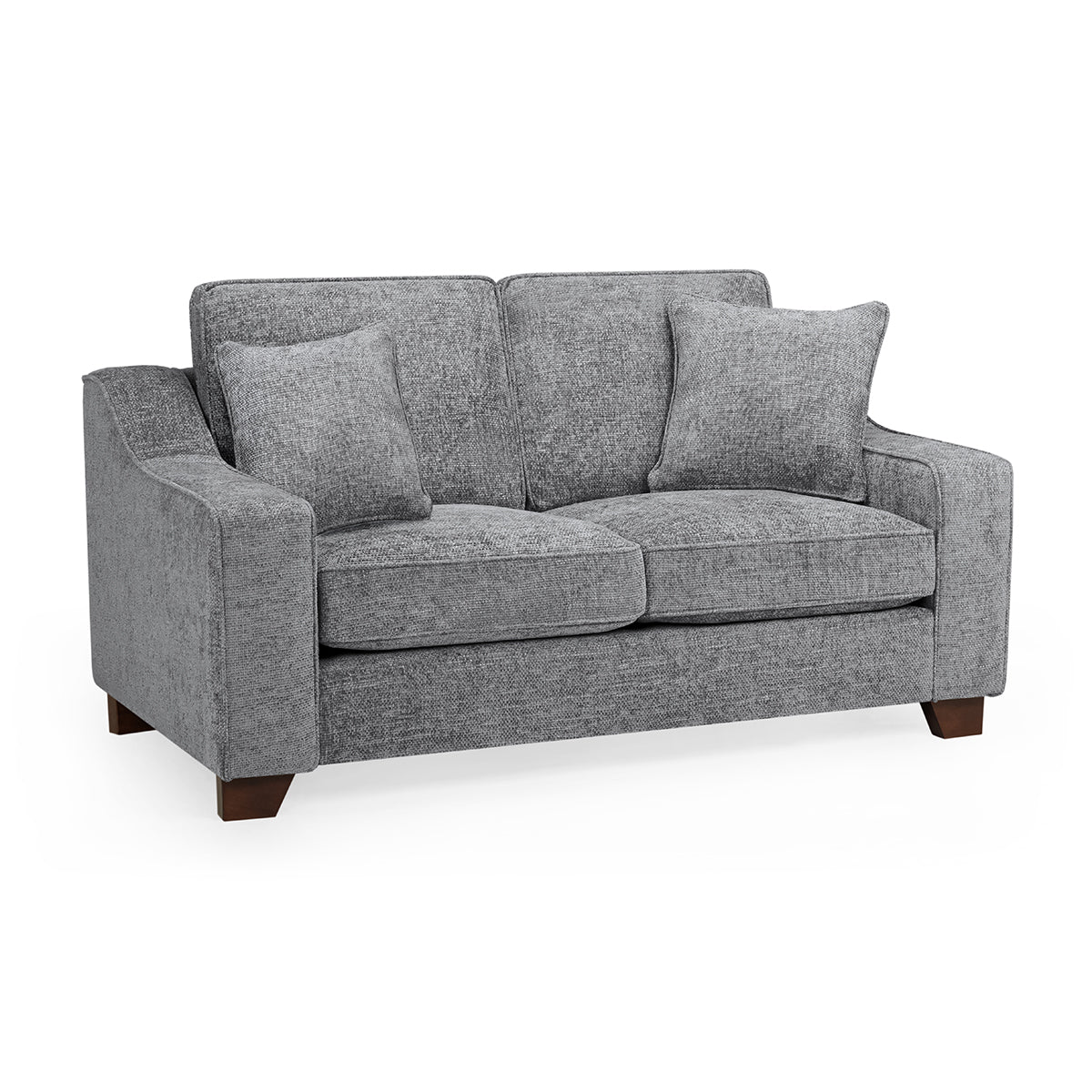 Plush Fabric 2 Seater Sofa - Nebraska