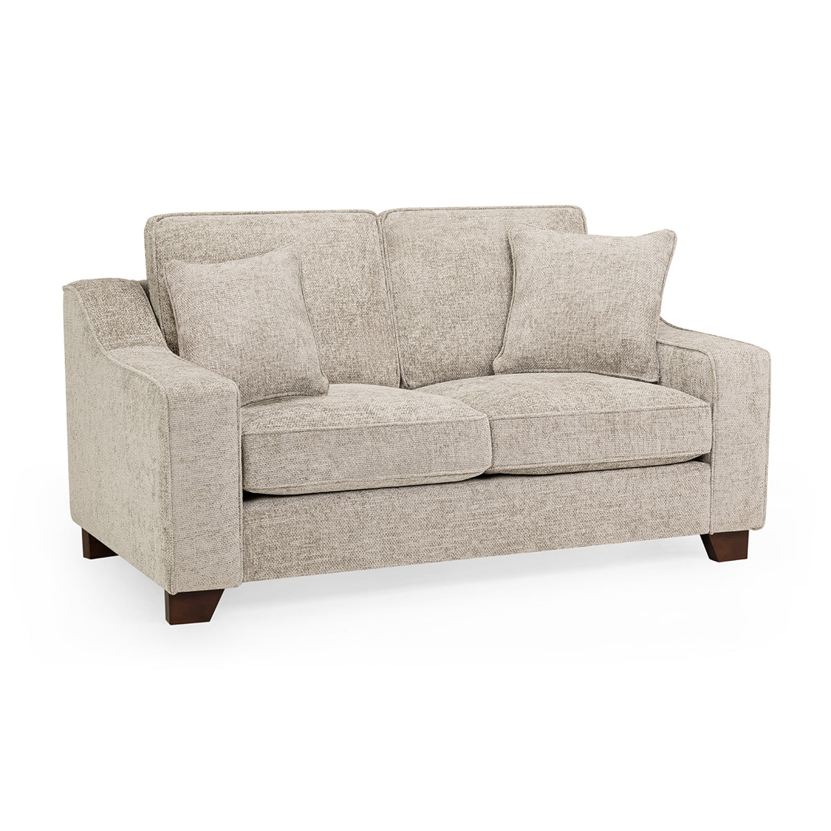 Plush Fabric 2 Seater Sofa - Nebraska