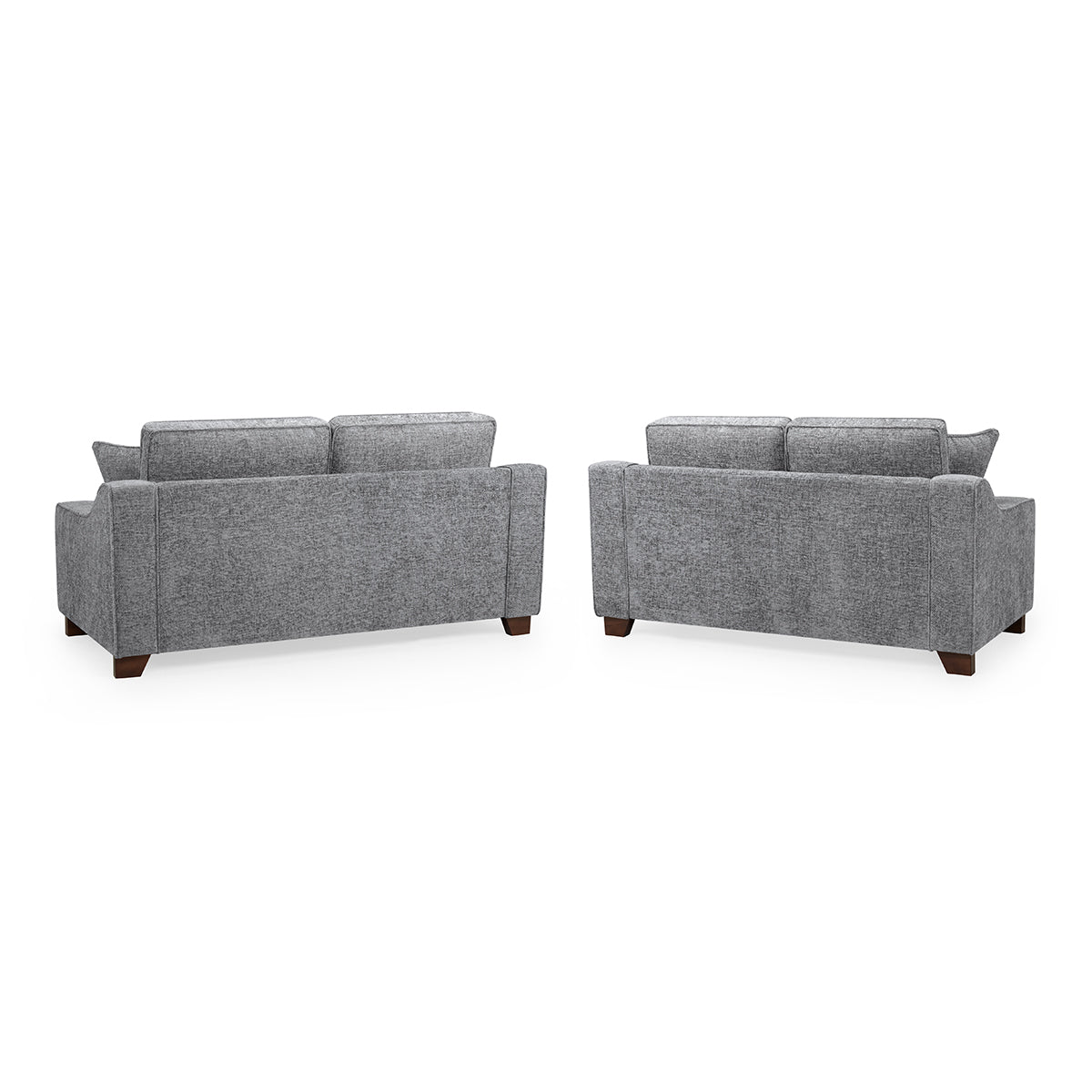 Plush Fabric 3 + 2 Seater Sofa Set - Nebraska