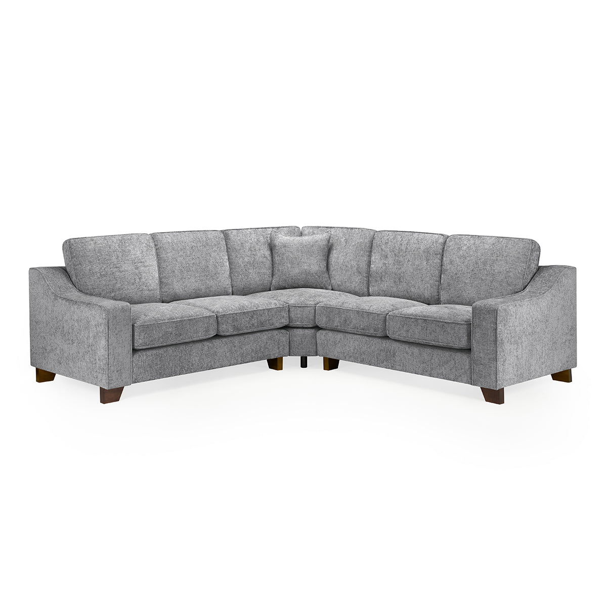 Plush Fabric Corner Sofa Large - Nebraska