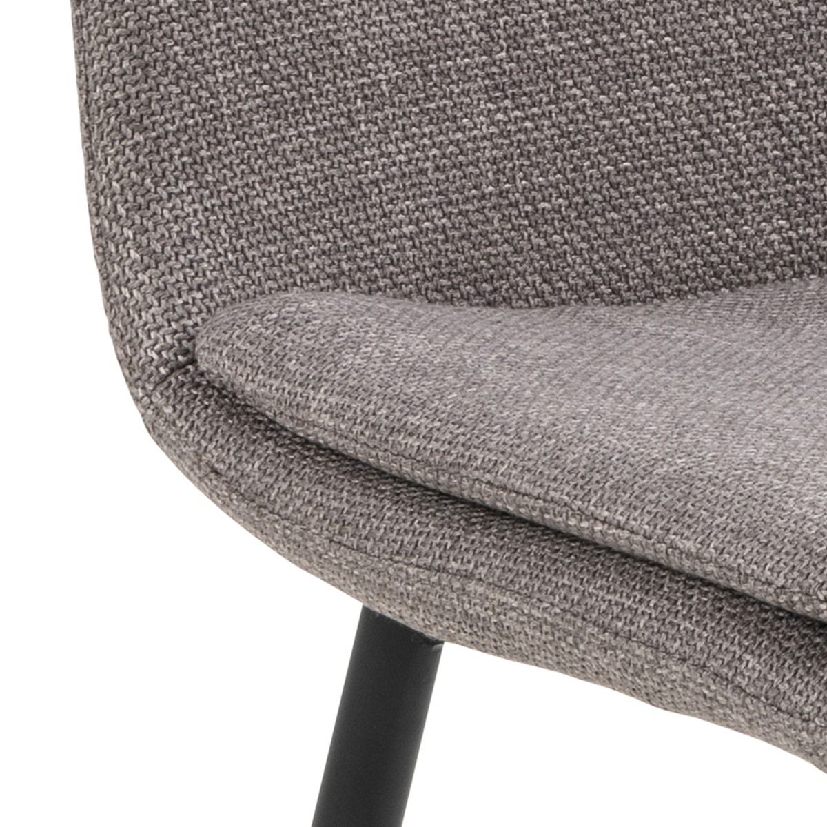 Plush Fabric Dining Chairs in Set Of 4 - Becca