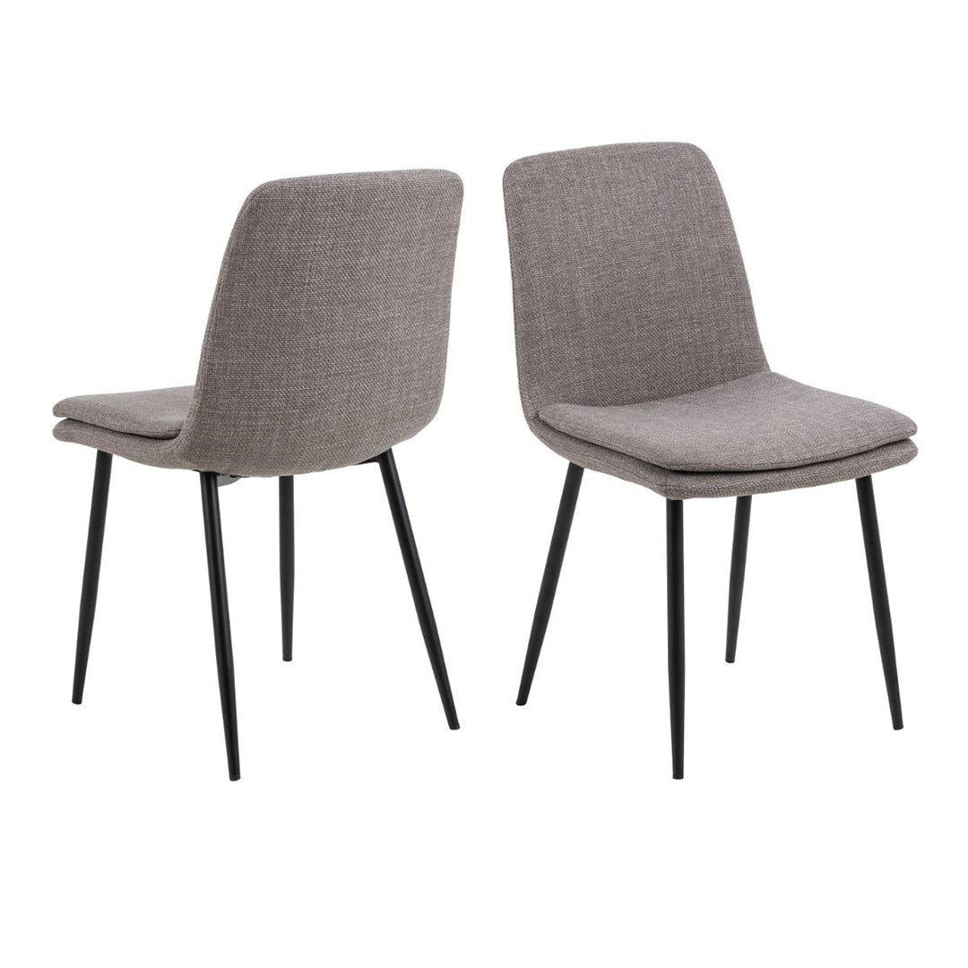 Plush Fabric Dining Chairs in Set Of 4 - Becca