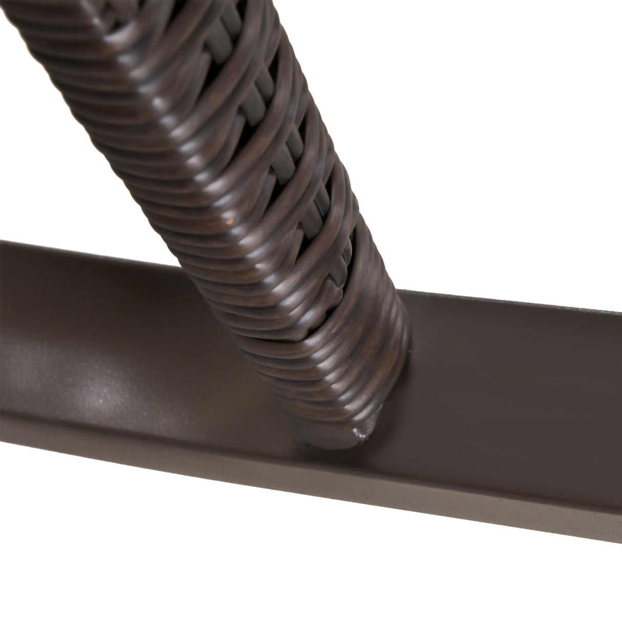 Poly Rattan Garden Rocking Armchair in Set of 2 - Velmora