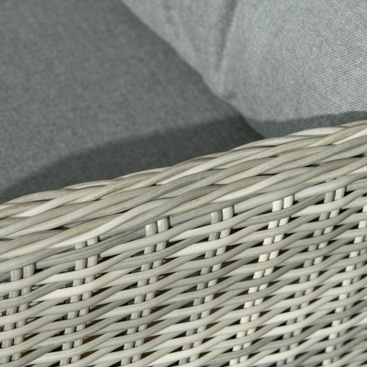 Poly Rattan Wicker 5 Pieces Garden Bistro Set With Reclining Armchairs - Velmora