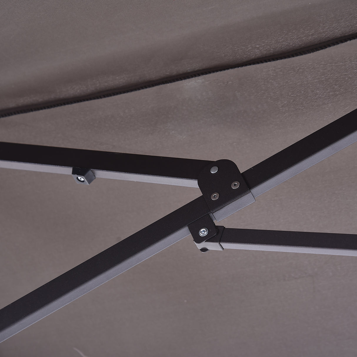 Polyester Double Sided Parasol Umbrella 460cm Width x 270cm Depth - Velmora