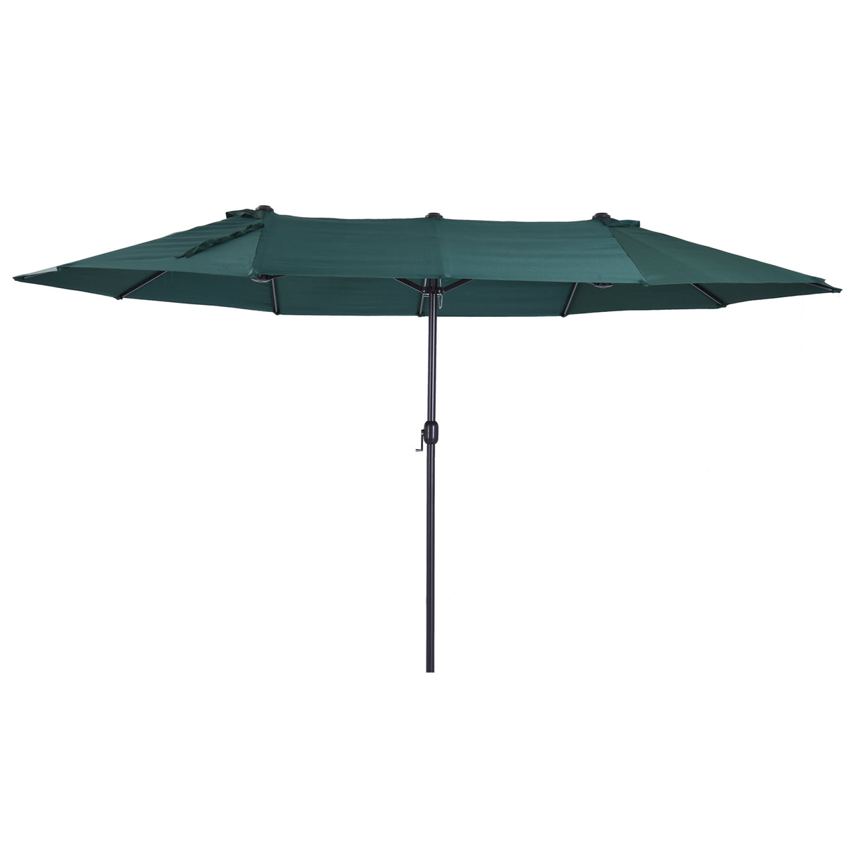 Polyester Double Sided Parasol Umbrella 460cm Width x 270cm Depth - Velmora