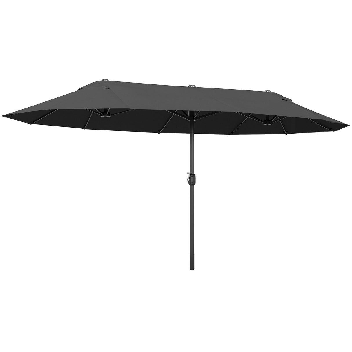 Polyester Double Sided Parasol Umbrella 460cm Width x 270cm Depth - Velmora