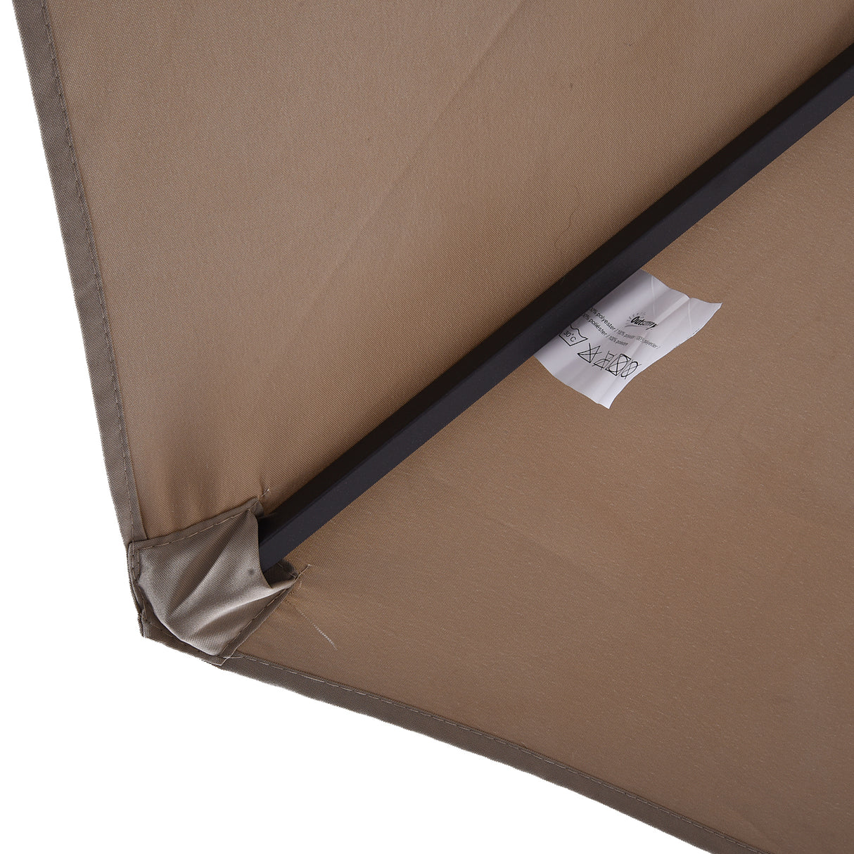 Polyester Double Sided Parasol Umbrella 460cm Width x 270cm Depth - Velmora