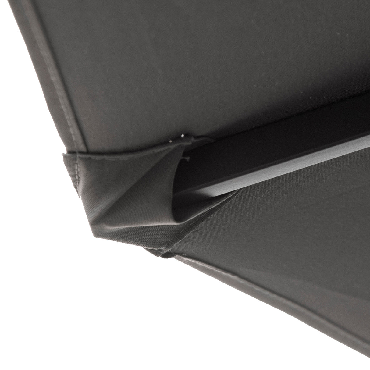 Polyester Double Sided Parasol Umbrella With Cross Base 460cm Width x 270cm Depth - Velmora