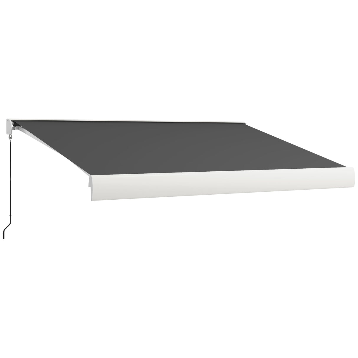 Polyester Electric Retractable Awning With Remote Controller 395cm Wide x 300cm Depth - Velmora