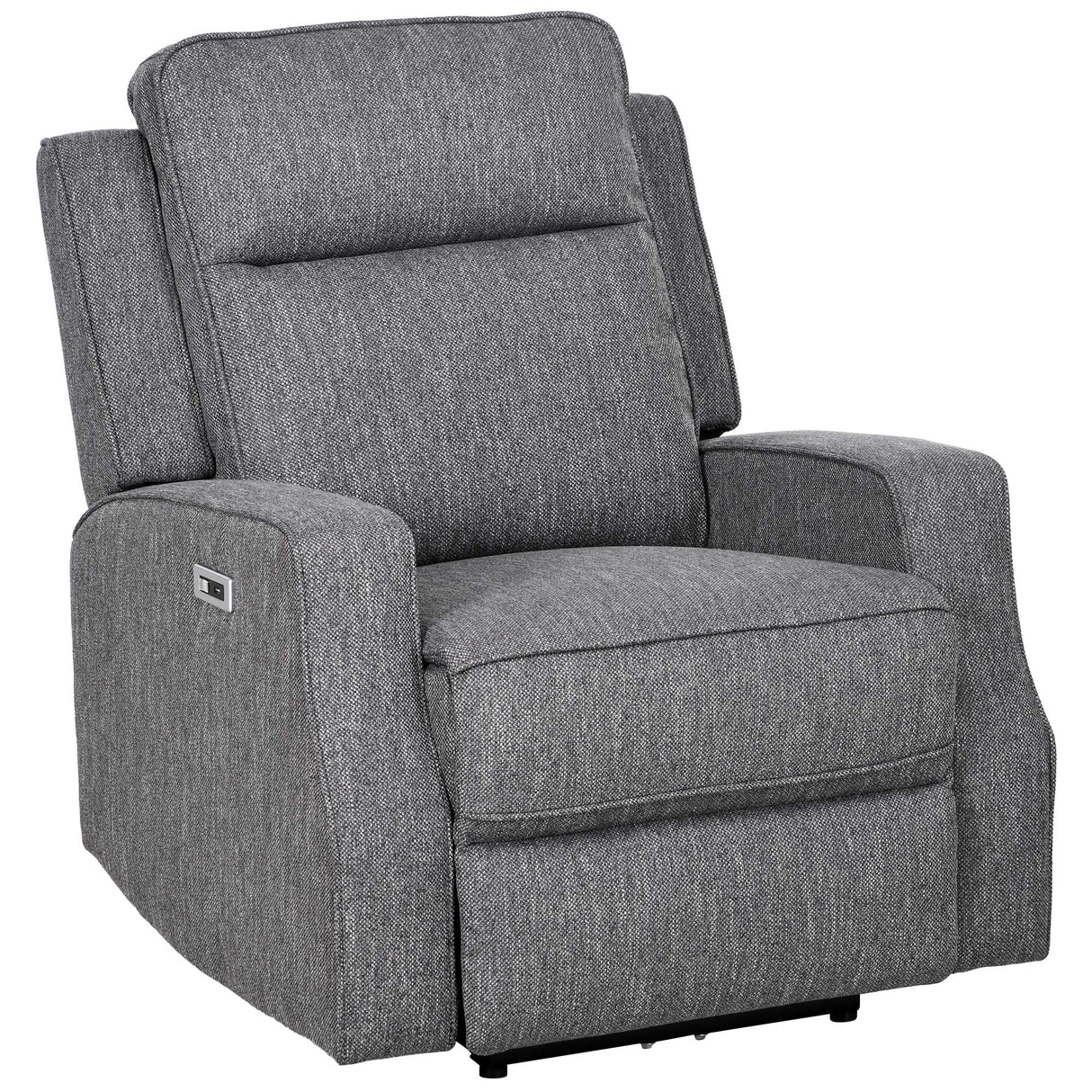 Polyester Fabric Electric Recliner Chair 84cm Wide - Velmora