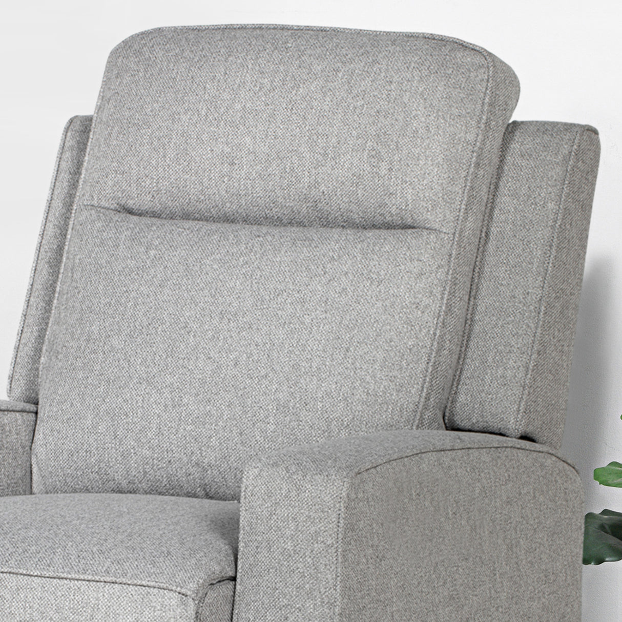 Polyester Fabric Electric Recliner Chair 84cm Wide - Velmora