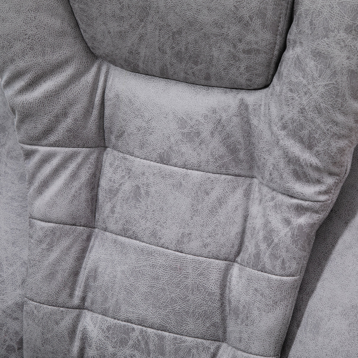 Polyester Fabric Home And Office Chair 65cm Wide With Footrest - Velmora