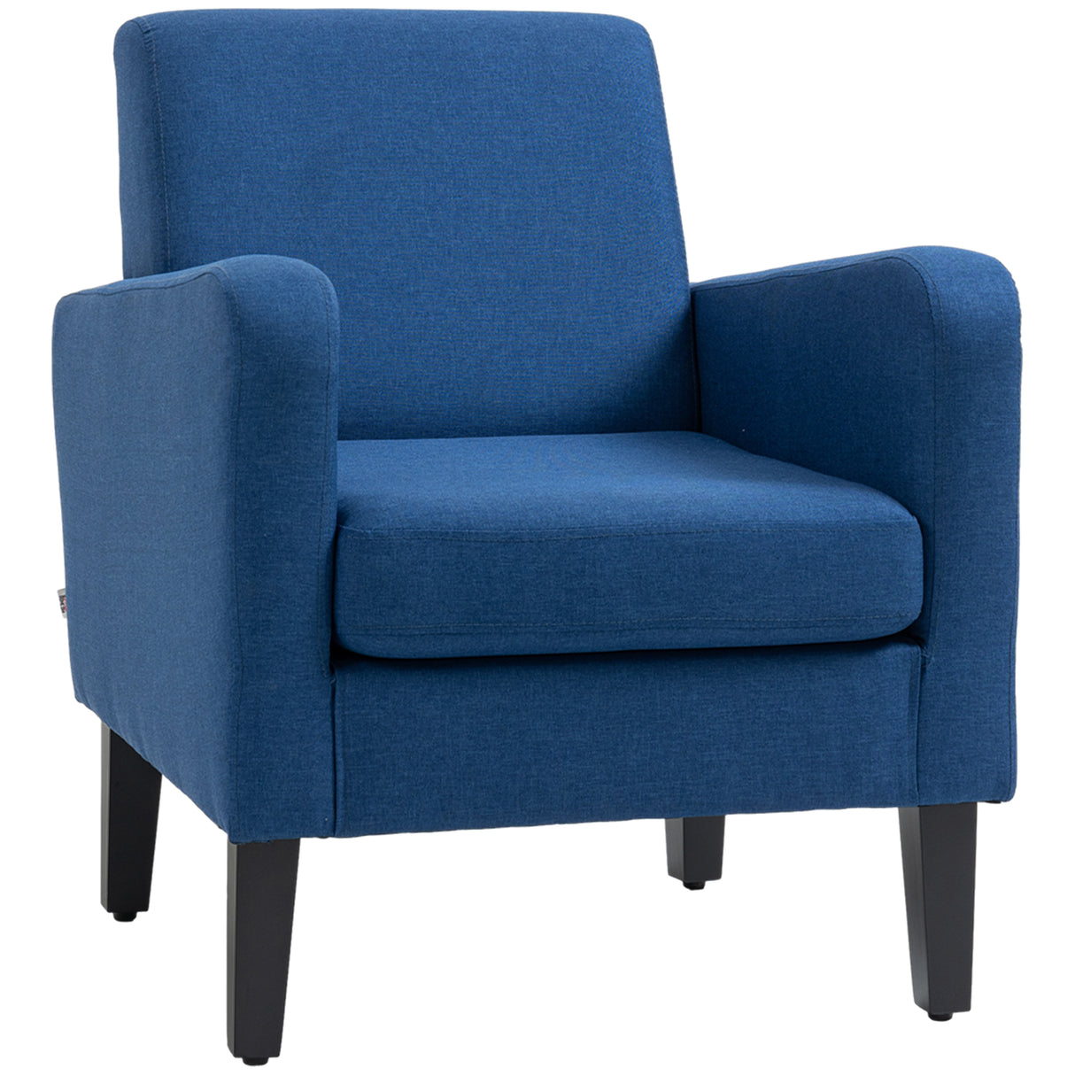 Polyester Fabric Occasional Armchair 66cm Wide - Velmora