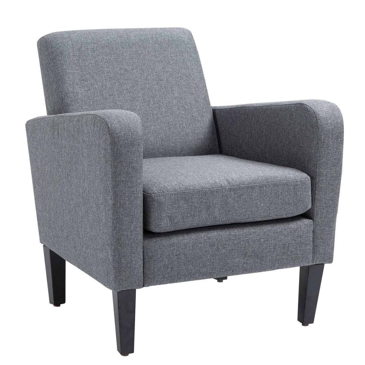 Polyester Fabric Occasional Armchair 66cm Wide - Velmora