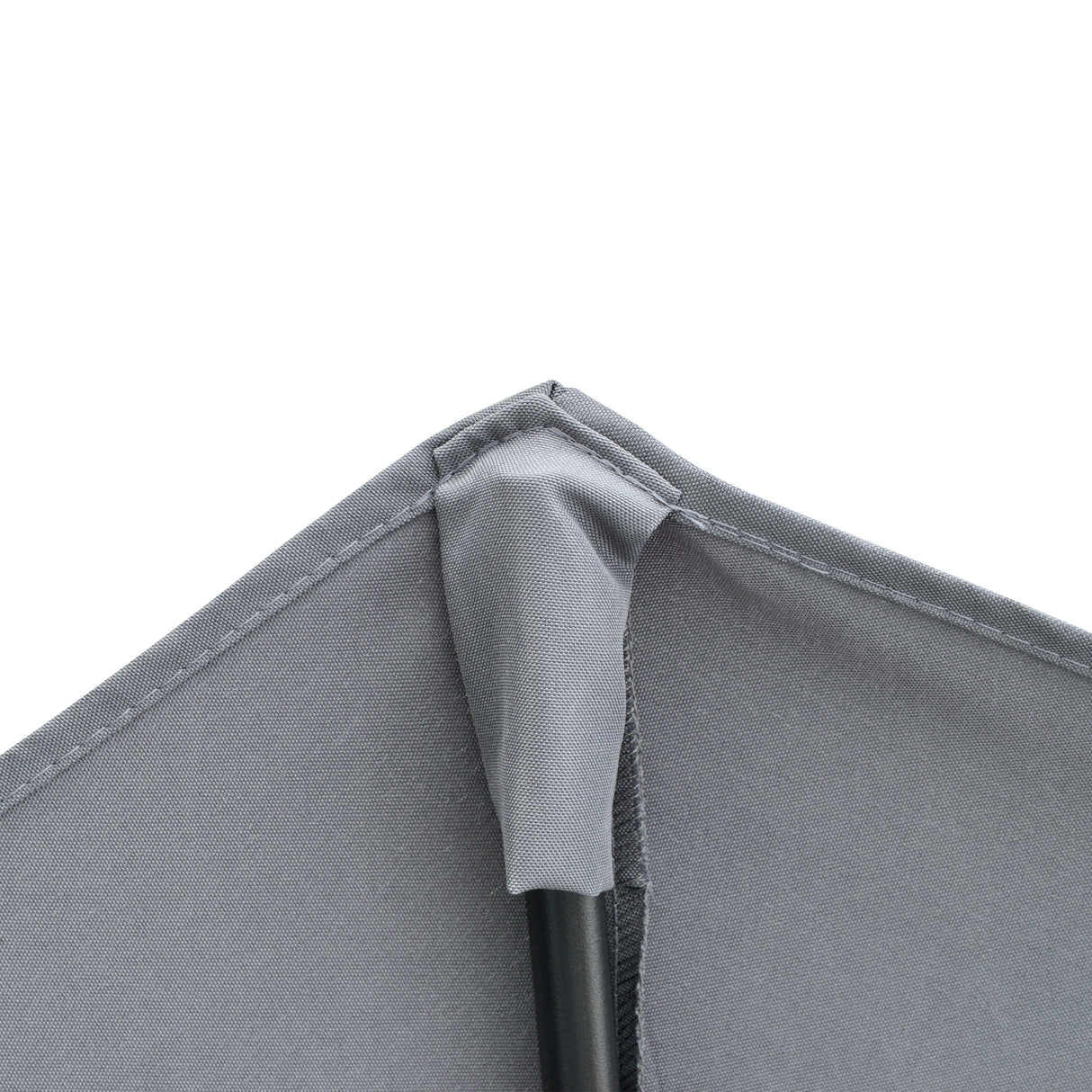 Polyester Half Parasol Umbrella 200cm Wide x 190cm Depth - Velmora