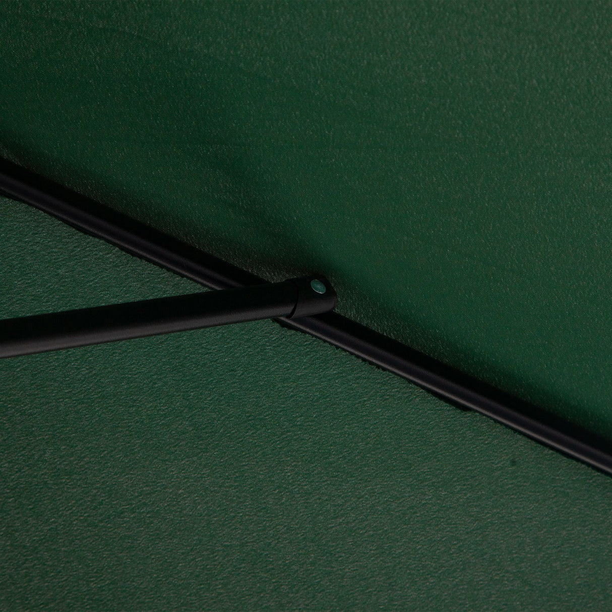 Polyester Half Parasol Umbrella 230cm Wide x 130cm Depth - Velmora