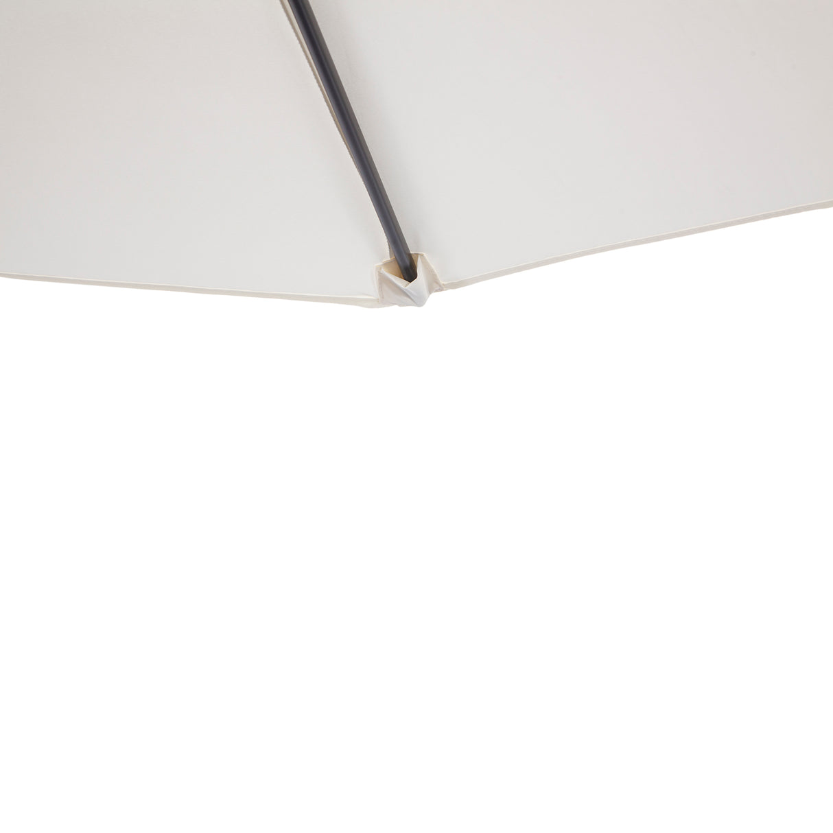 Polyester Half Parasol Umbrella 269cm Wide x 138cm Depth - Velmora