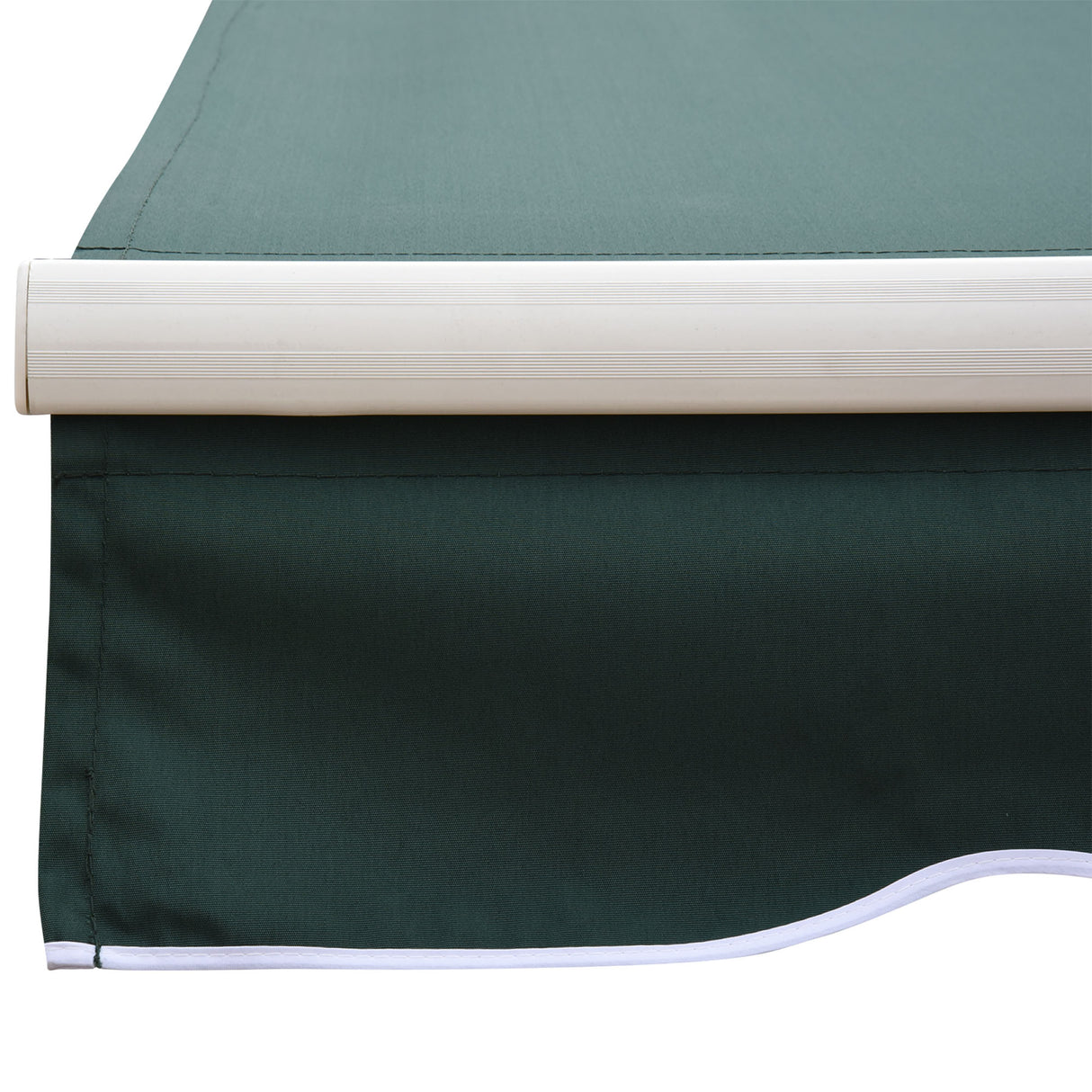 Polyester Manual Retractable Awning 250cm Wide x 237cm Depth - Velmora